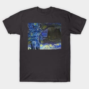 Sarevok Anchev Baldur's Gate Forgotten Realms Starry Night T-Shirt